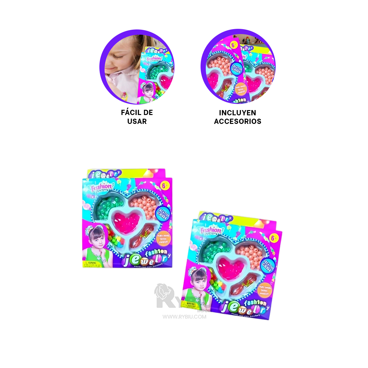 ACCESORIOS ARMAS COLLARES EN MULTICOLOR Y+REGALO STICKERS - 2