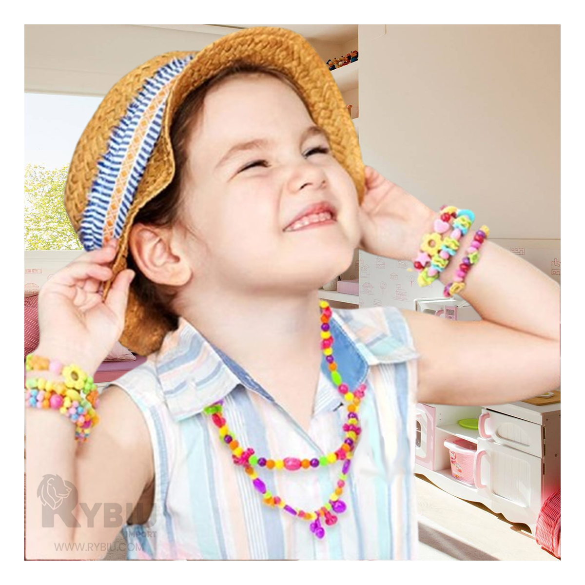 ACCESORIOS ARMAS COLLARES EN MULTICOLOR Y+REGALO STICKERS - 4