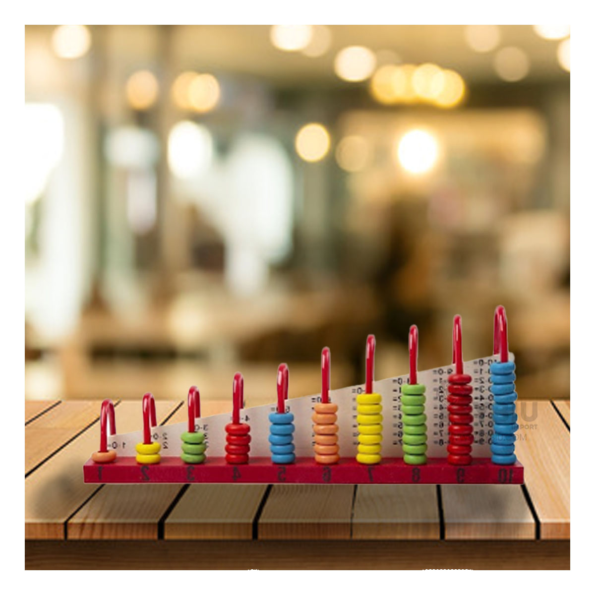 ORGANIZADO CON CALCULO MULTICOLOR Y+REGALO LIGAS PARA PEINAR - 4