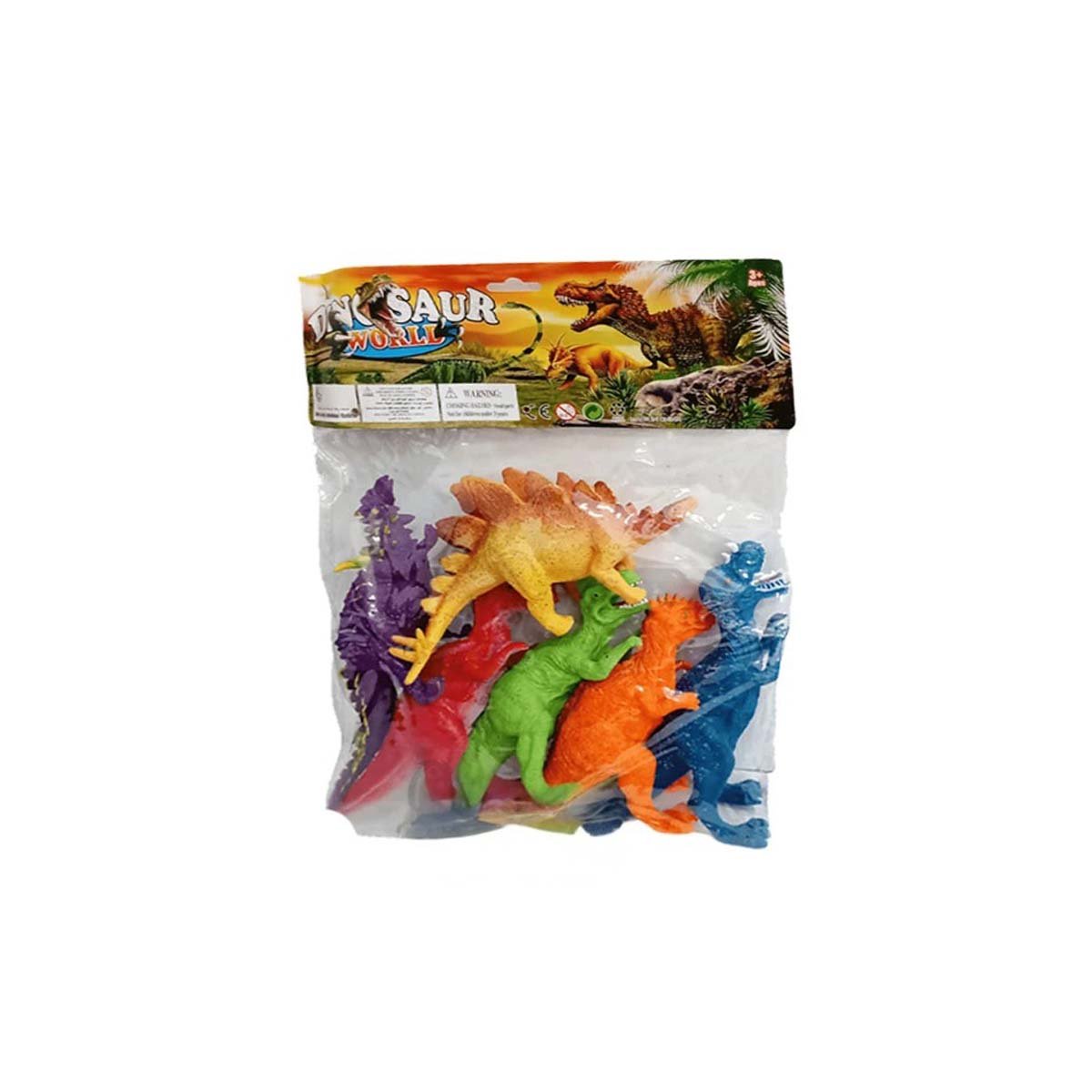 TEMATICA DE DINOSAURIOS CON ACCESORIOS EN BOLSA PARA DIVERSION HOGAR YREGALO STICKER - 3
