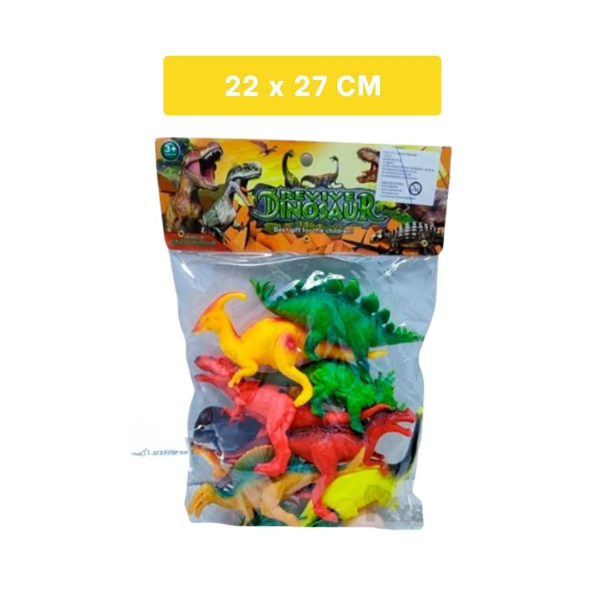 TEMATICA DE DINOSAURIOS CON ACCESORIOS EN BOLSA PARA DIVERSION HOGAR YREGALO STICKER - 4