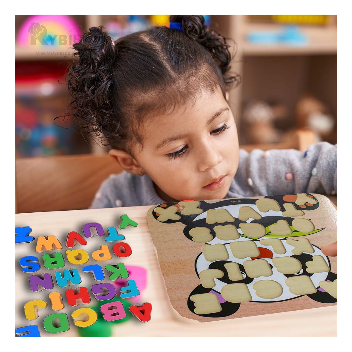 JUEGO PARA ENCAJAR CON FORMA DE OSITO Y+PAPEL DE REGALO - 4