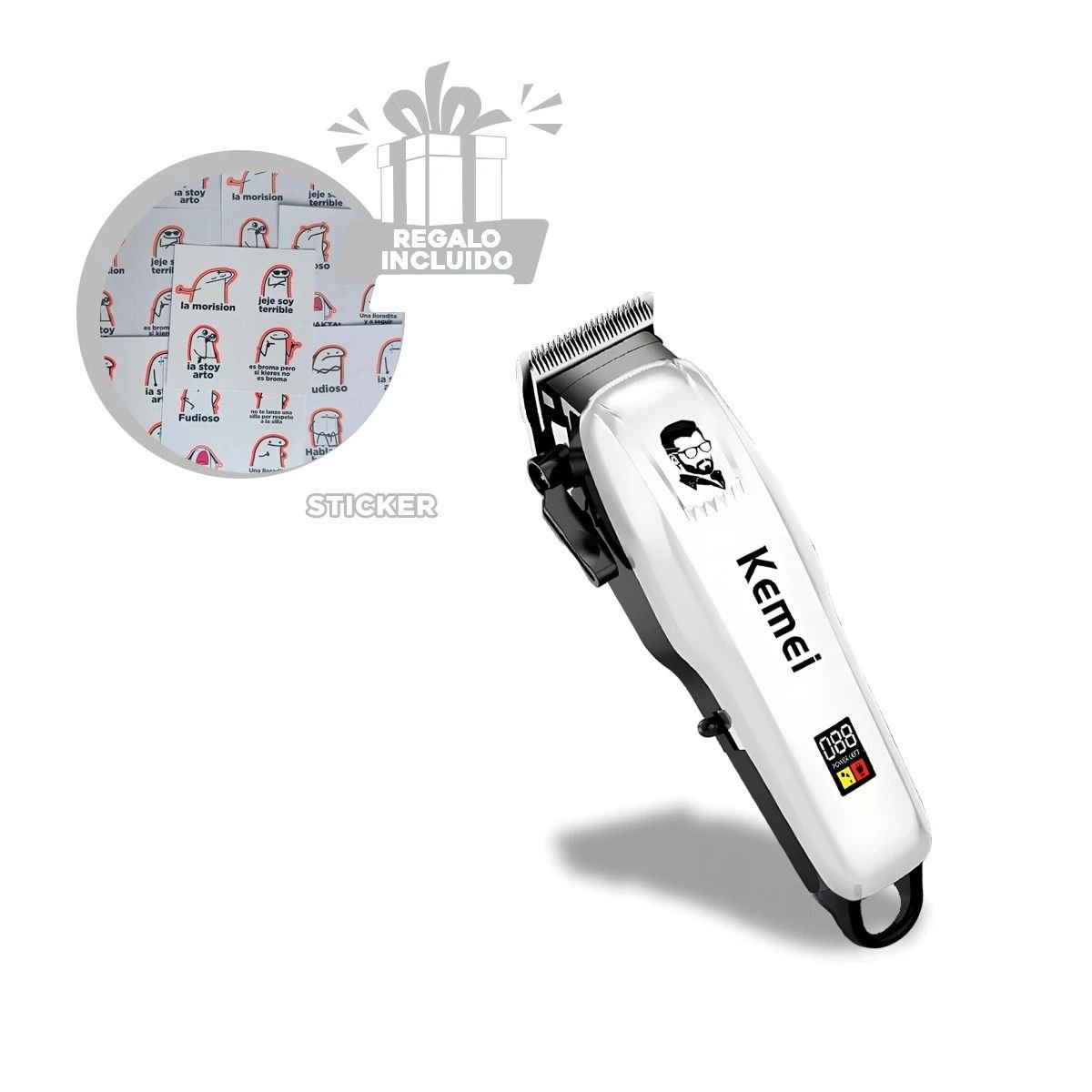 PELUQUERA RYBIU MR-08 ECONOMICA PARA BARBERIA + PAPEL REGALO - 5