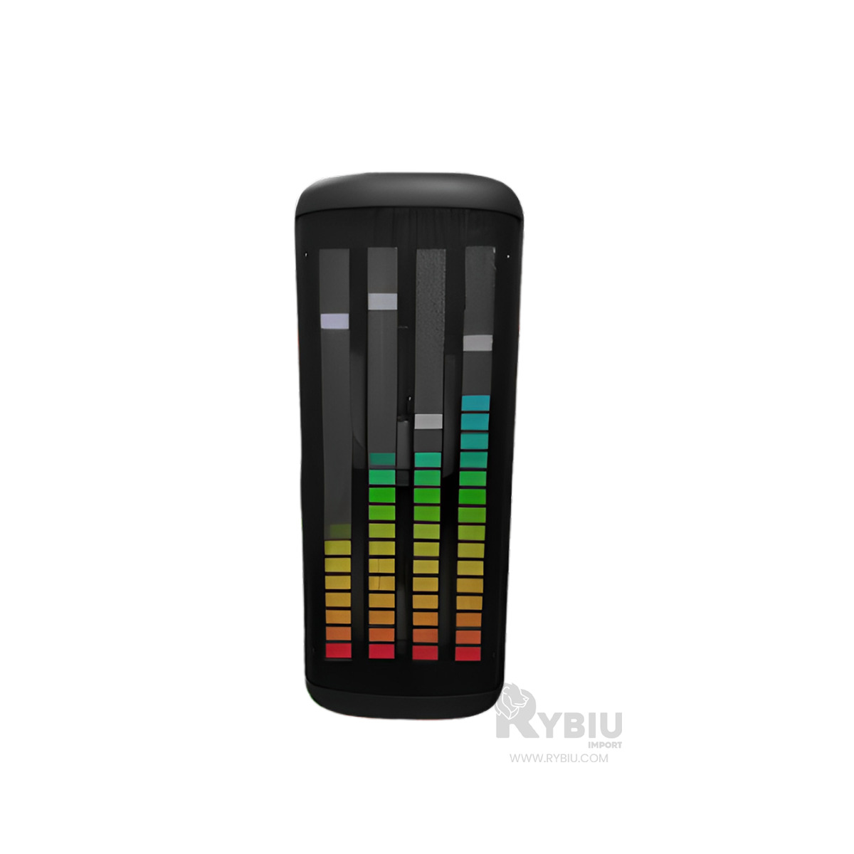 BOCINA RYBIU PORTATIL Y FUNCIONAL EN NEGRO 8'' + GIFT STICKERS KTS-1760 - 1