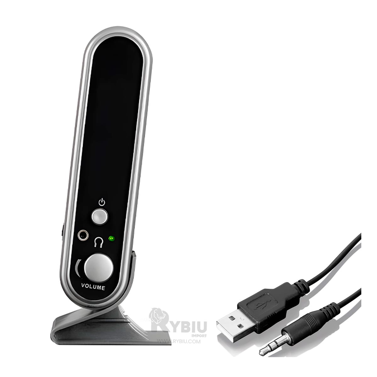 PARLANTE RYBIU PRACTICO MICRONICS KILLER NEGRO + REGALO AGENDITA MIC S320 - 2