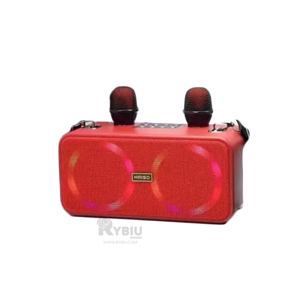 BOCINA RYBIU FACIL TRANSPORTE EN TONO ROJO + GIFT MINIAGENDA KMS-186 - 2