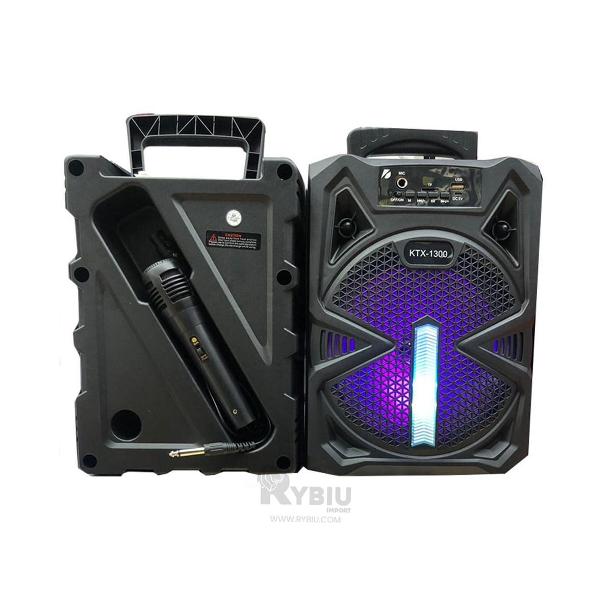 PARLANTE RYBIU COMPACTO MICRONICS KILLER MIC EN NEGRO KTX-1300 - 4