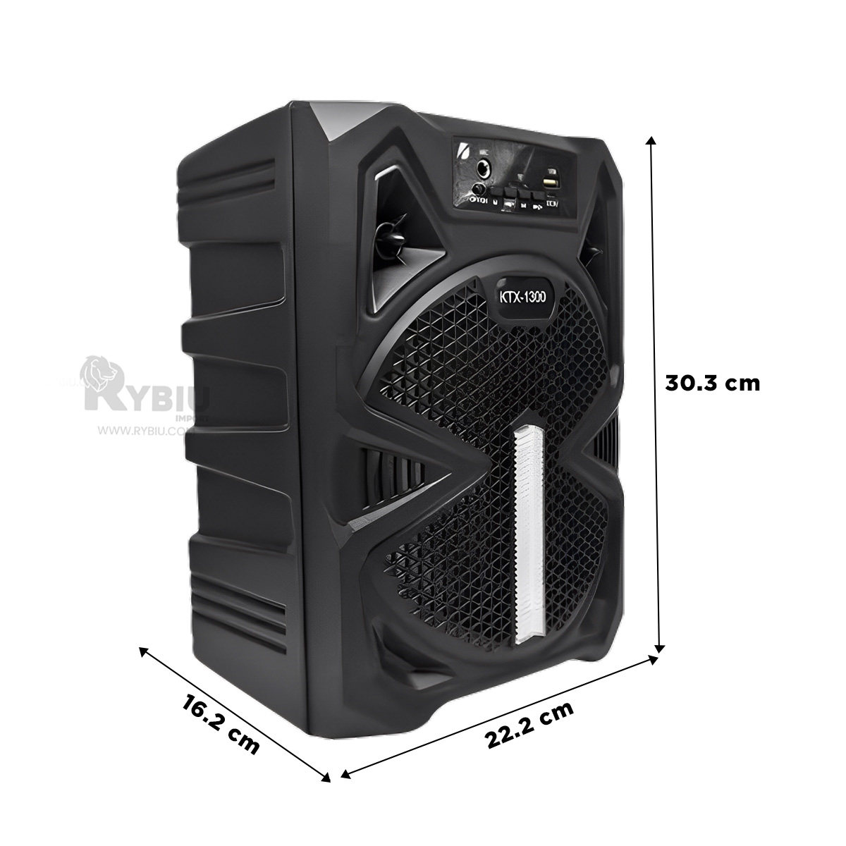 PARLANTE RYBIU COMPACTO MICRONICS KILLER MIC EN NEGRO KTX-1300 - 5