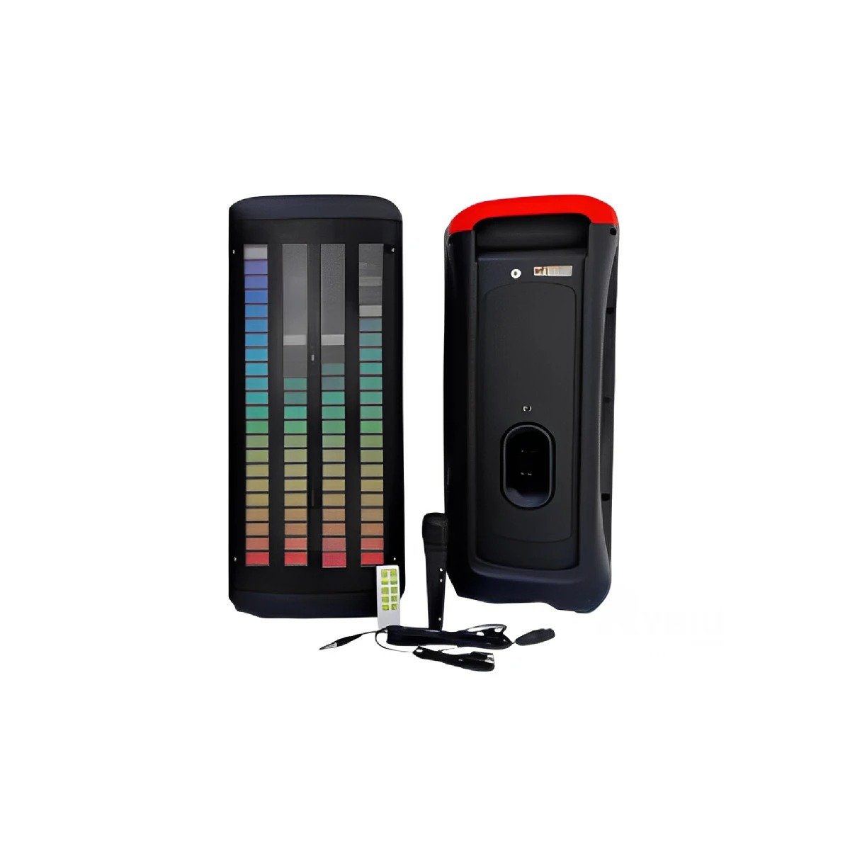 PARLANTE RYBIU CON CONTROL INTEGRADO NEGRO 8'' + REGALO STICKERS KTS-1760 - 3