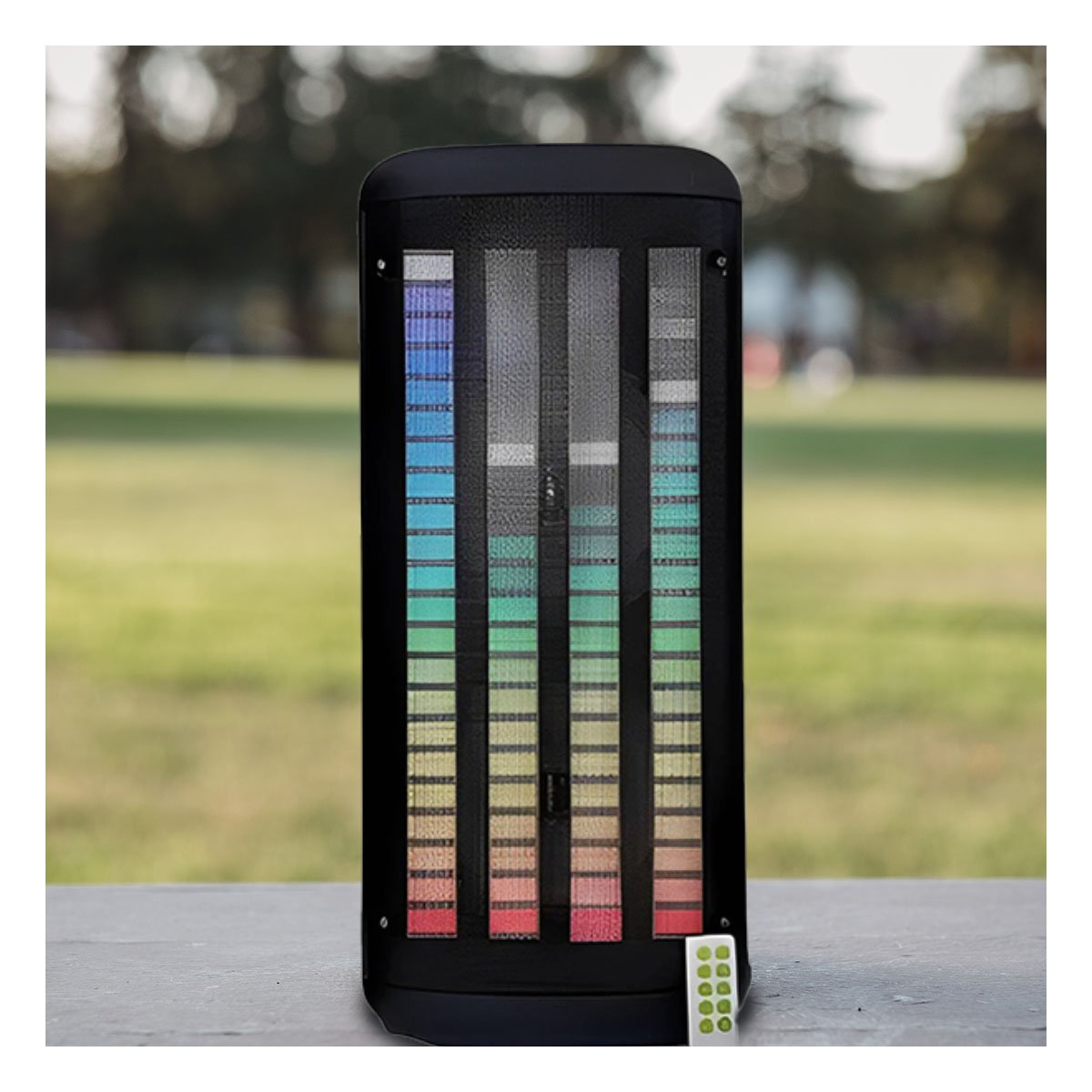 PARLANTE RYBIU CON CONTROL INTEGRADO NEGRO 8'' + REGALO STICKERS KTS-1760 - 5