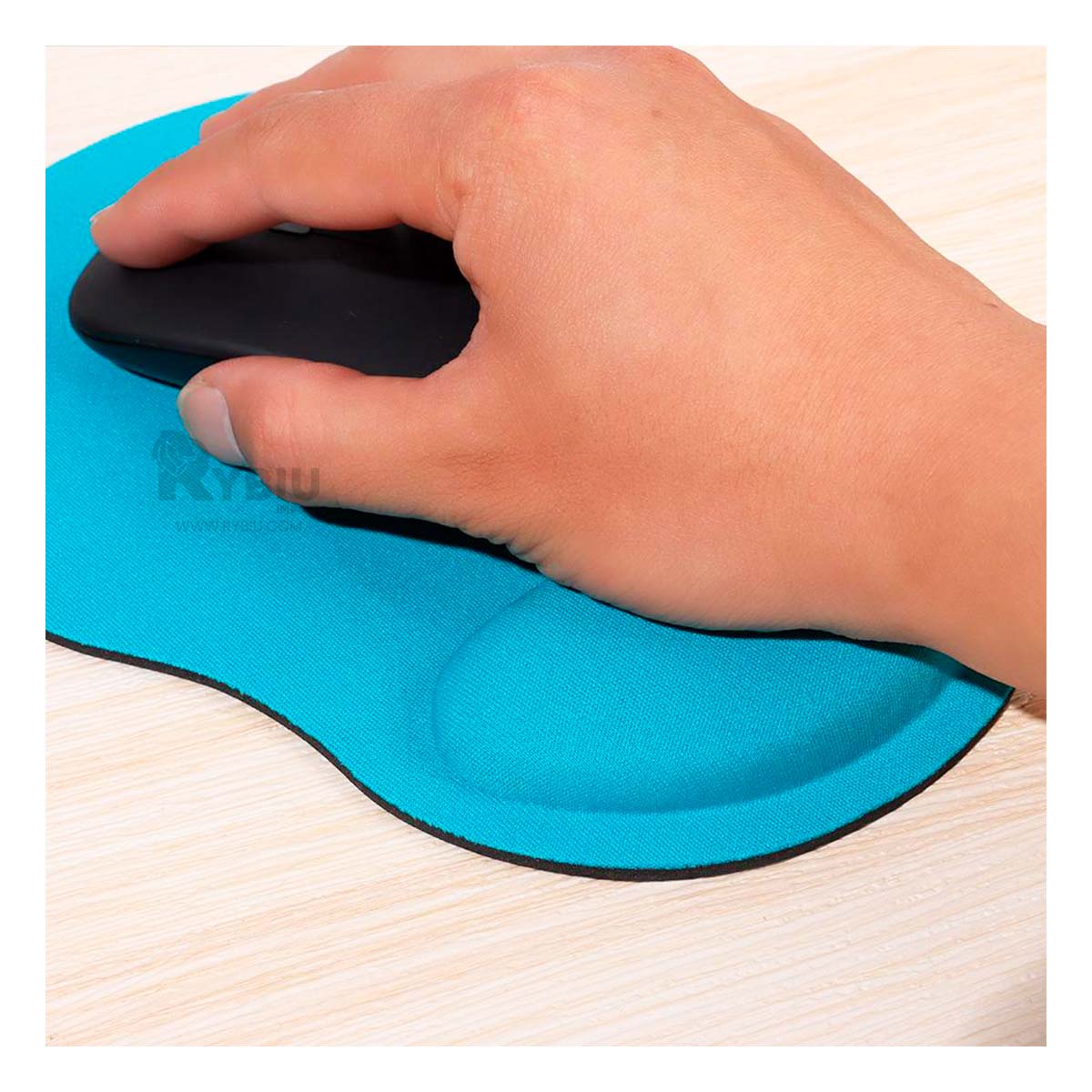 MOUSE PAD RYBIU TE31599 CONVENIENTE OFICINA CELESTE + REGALO AGENDITA - 1