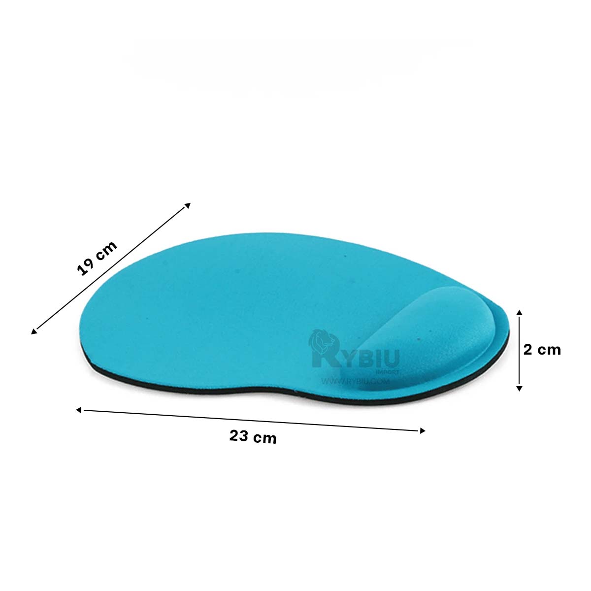 MOUSE PAD RYBIU TE31599 CONVENIENTE OFICINA CELESTE + REGALO AGENDITA - 5