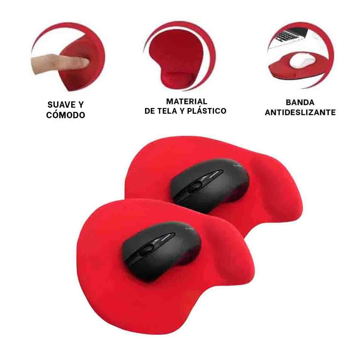 SUPERFICIE PEQUENA ROJO CON GEL Y SOPORTE DURADERO - 3