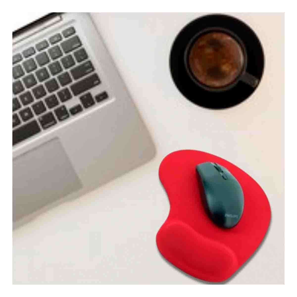 MOUSE PAD RYBIU E31602 MODERNO E INNOVADOR COLOR ROJO + REGALO STICKERS - 2