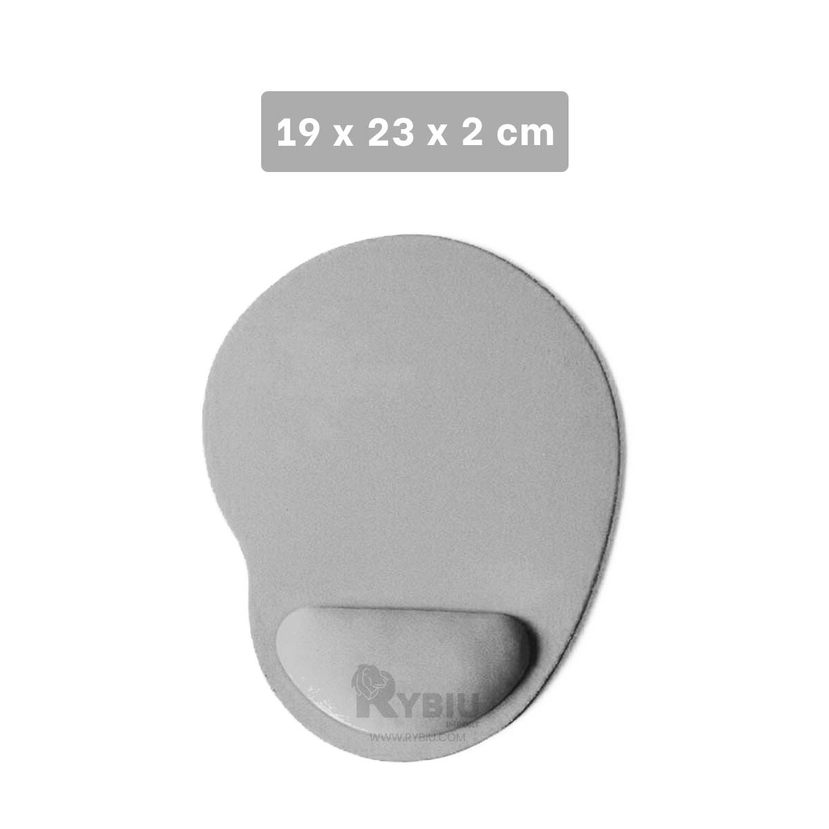 MOUSE PAD RYBIU TE31600 ALFOMBRILLA UTIL PC GRIS + REGALO LIGAS PEINAR - 5