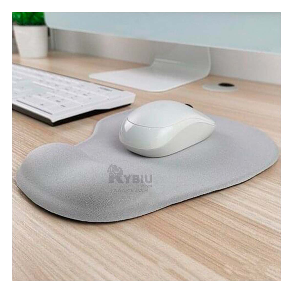 BASE RYBIU TE31600 DISEÑO COMPACTO COLOR GRIS + REGALO AGENDITA - 1