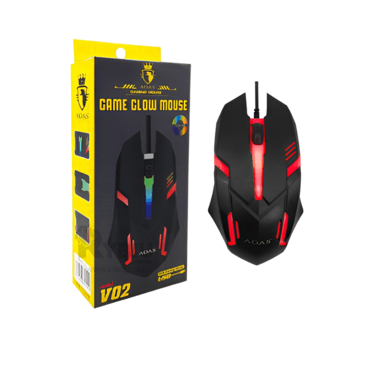 RATÓN RYBIU ÓPTICO CON CONEXIÓN EN NEGRO + GIFT MINIAGENDA TE31596 - 2