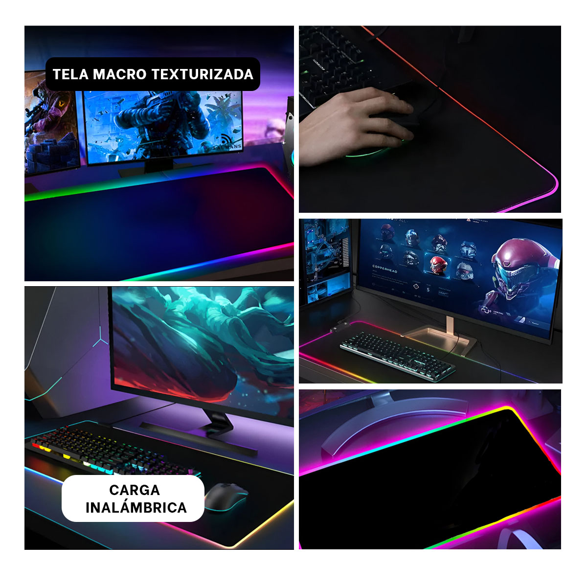 BASE ESTETICA PARA GAMERS DE COLOR NEGRO Y+REGALO AGENDITA - 1