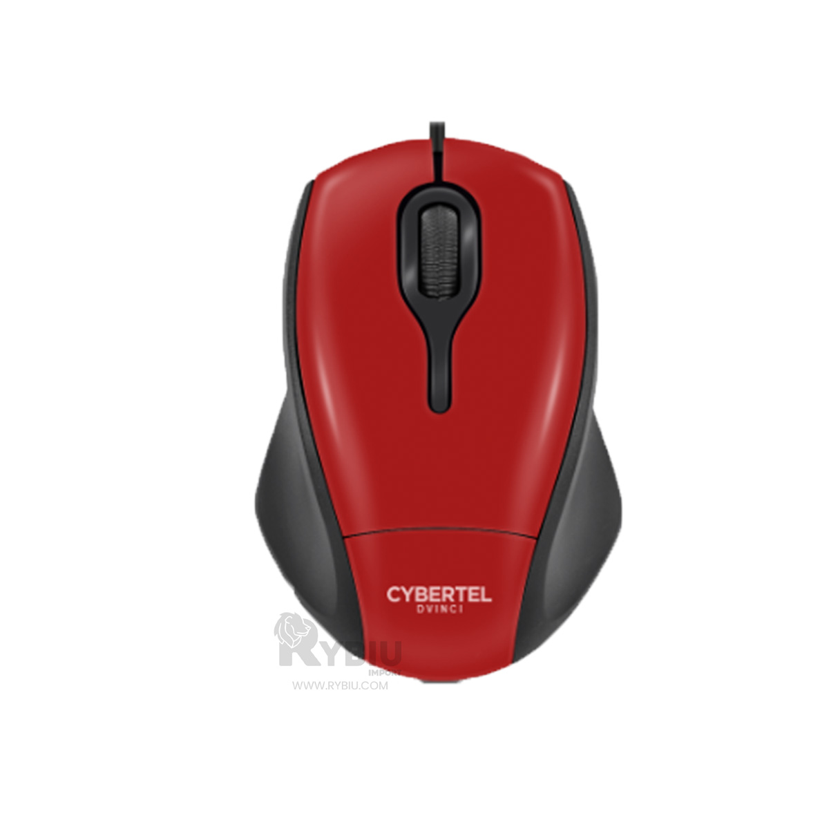 RATÓN RYBIU ÓPTICO CON CONEXIÓN EN ROJO + GIFT MINIAGENDA TE31593 - 2