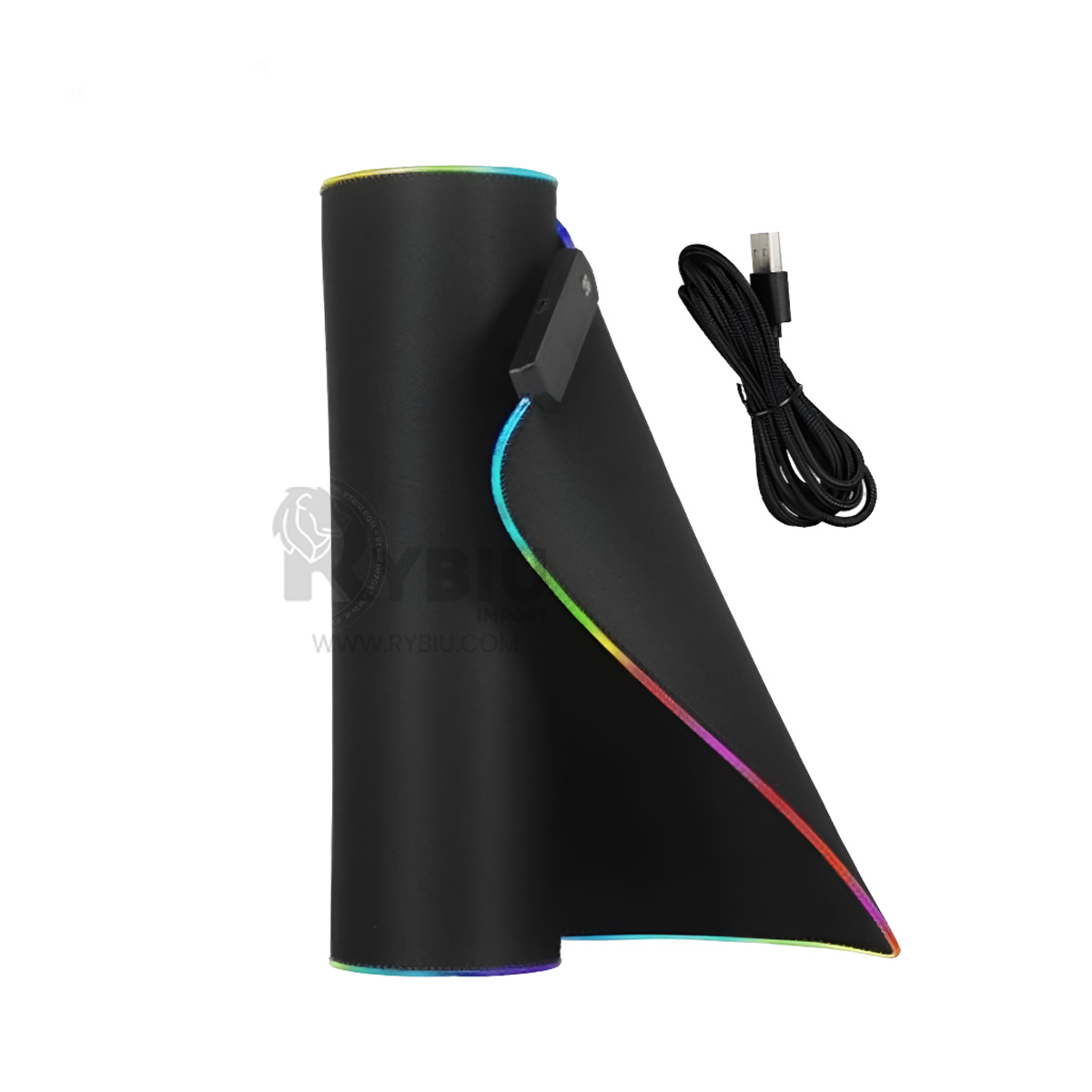 ALFOMBRILLA UTIL PARA PC NEGRO Y+REGALO LIGAS PARA PEINAR - 2
