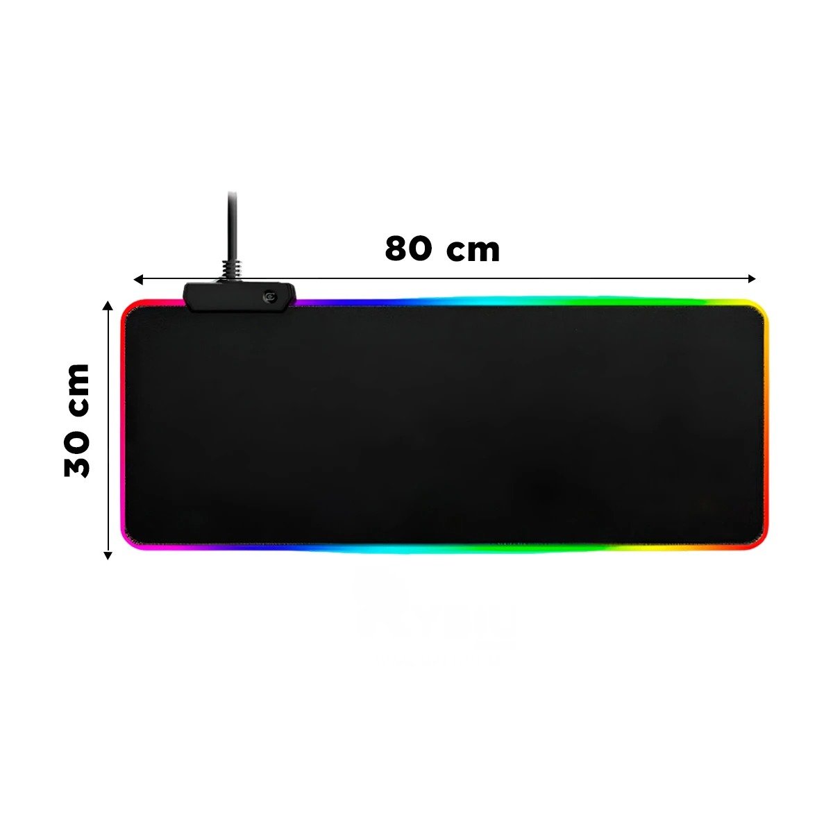 BASE GAMER RGB CON LUCES LED RENDIMIENTO SUPERIOR Y MODERNO Y+POST IT - 4