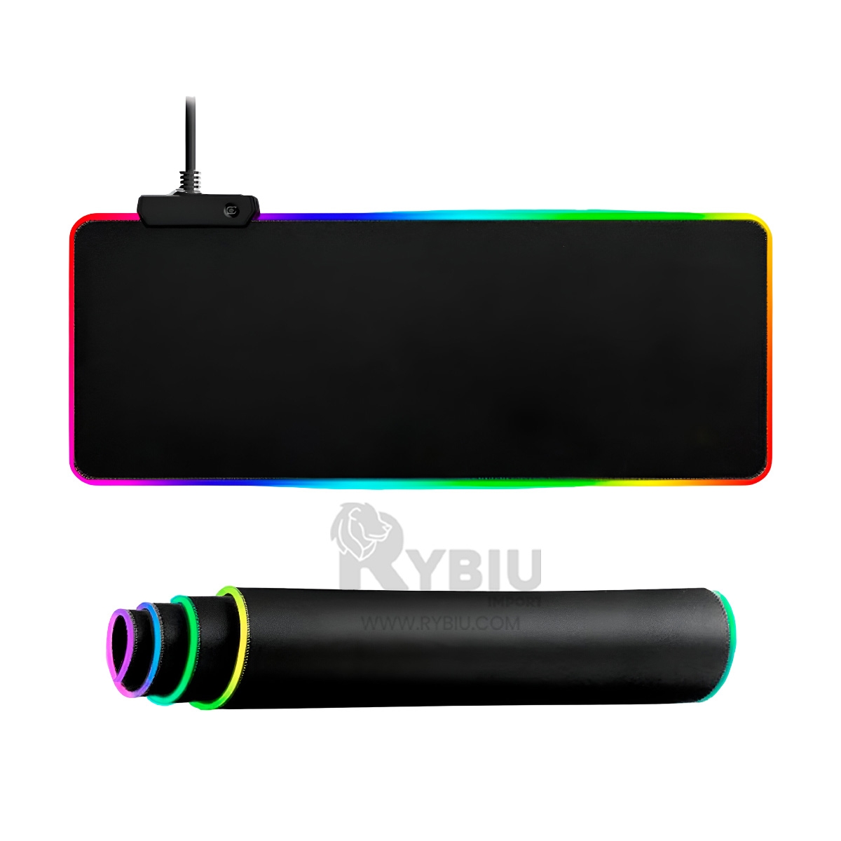 BASE PARA MOUSE DE COLOR NEGRO Y+ENVOLTORIO DE REGALO - 2