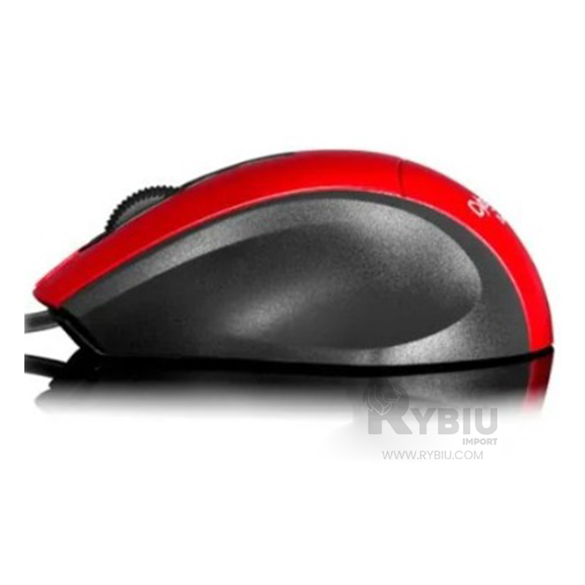 RATÓN RYBIU MODERNO CON BOTONES TONO ROJO + REGALO STICKERS TE31593 - 1