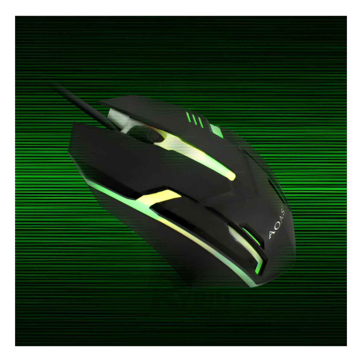 MOUSE RYBIU ERGONÓMICO CON CABLE EN NEGRO + REGALO AGENDITA TE31596 - 1