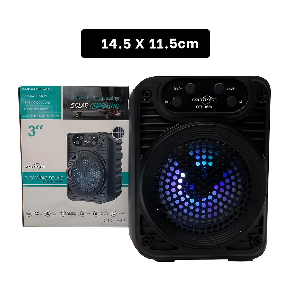ALTAVOZ CON BUEN SONIDO RYBIU KTX-1205 BLUETOOTH MODELO + LIGAS REGALO - 3