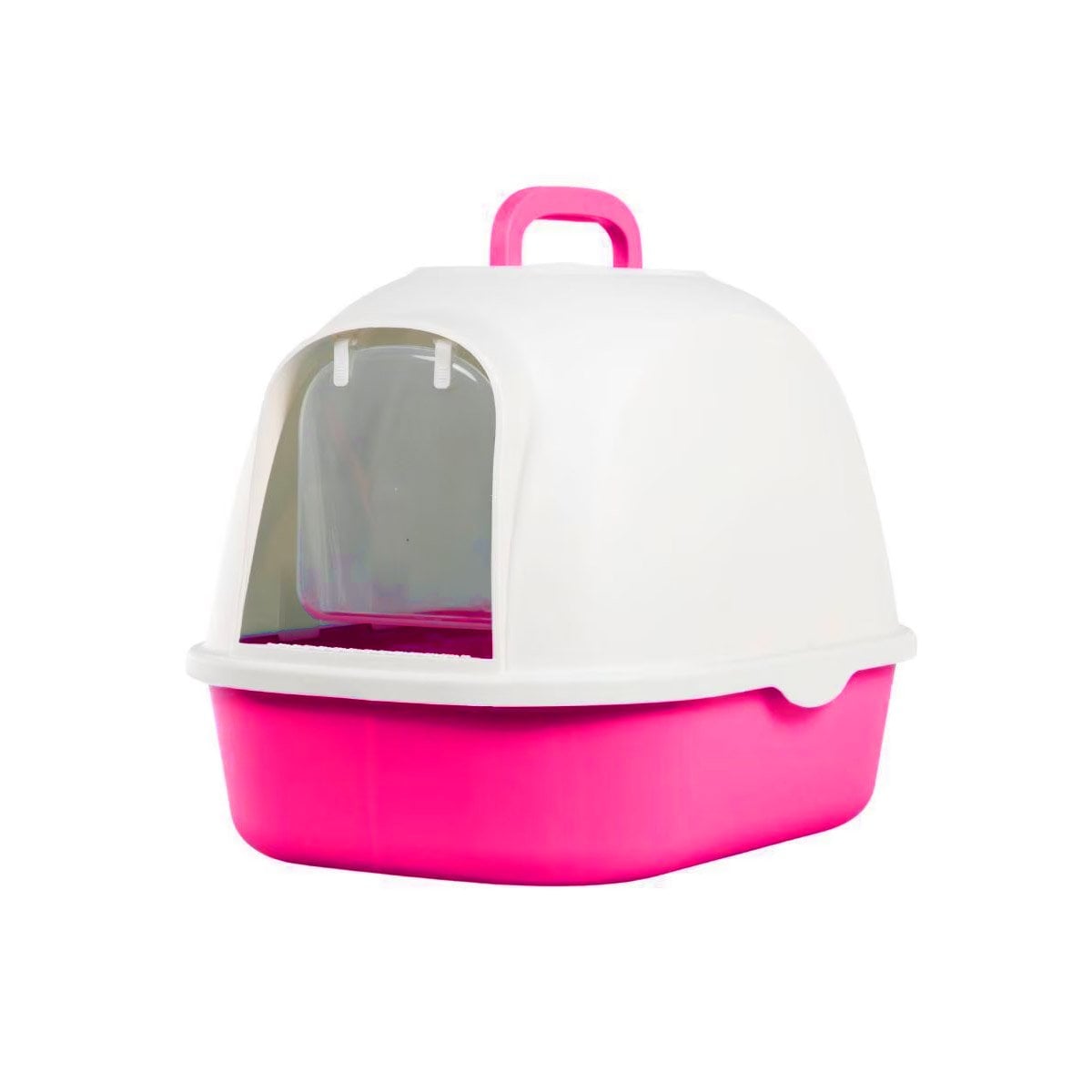 ARENERO GATOS RYBIU MA30922 CAJA BONITA RESISTENTE ROSADO + LIGAS REGALO - 3