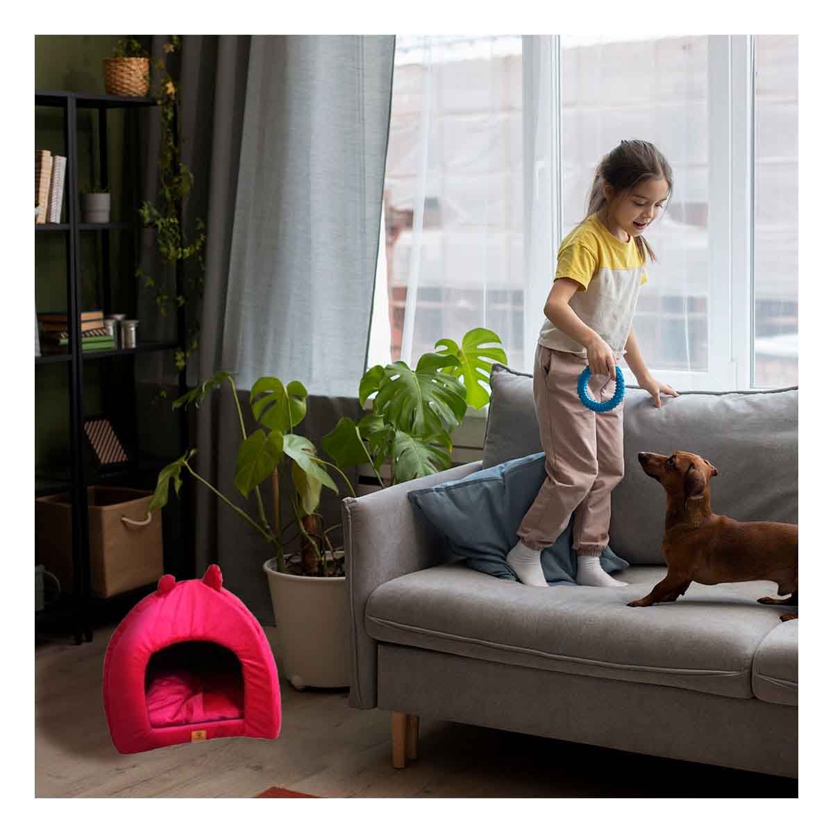 CAMA PERROS GATOS MA29094 LITERA SEGURO CANESTALLA S ROJO RYBIU + POST-IT ADHESIVOS - 2