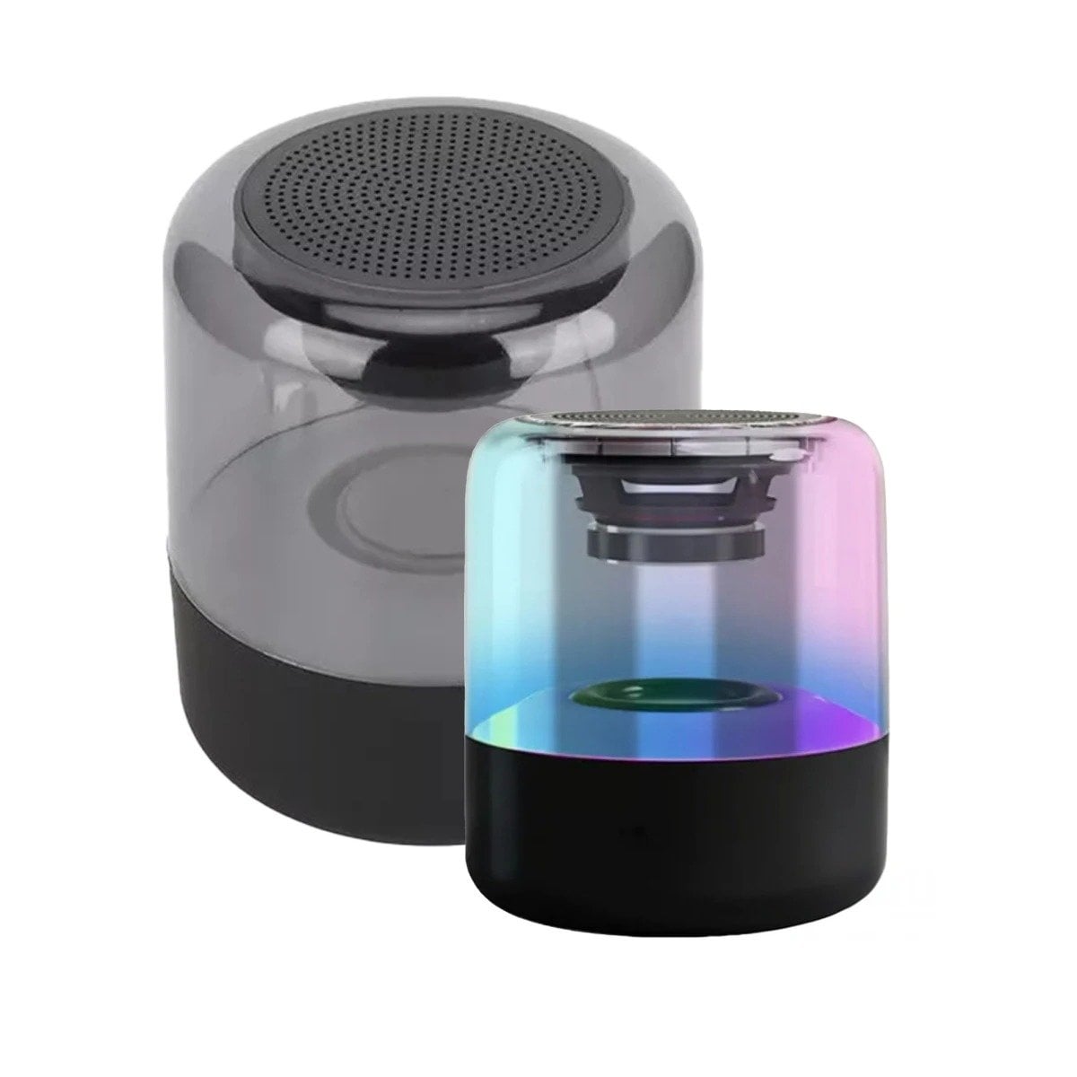 BOCINA WIRELESS PORTATIL CON EFECTO LUMINOSO Y REPRODUCCION FACIL Y+REGALO STICKER - 3