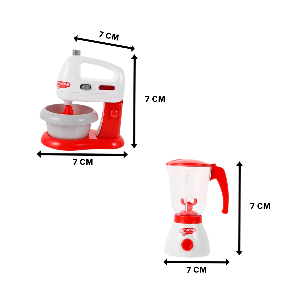 KIT DE BATIDORA Y LICUADORA EN TONO ROJO Y+LIGAS DE REGALO - 5
