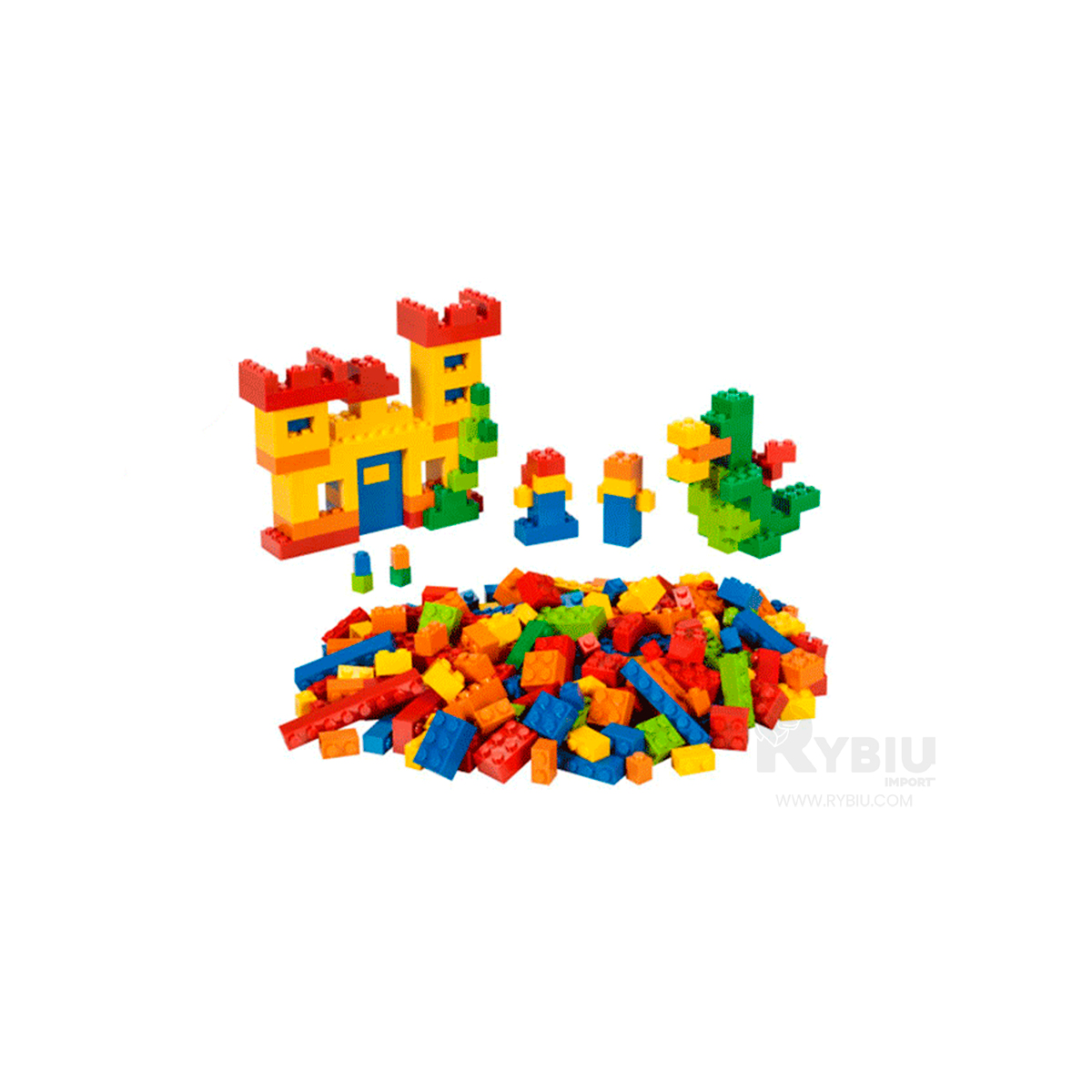 BALDE CON BLOQUES ARMABLES EN MULTICOLOR Y+GIFT STICKERS - 1