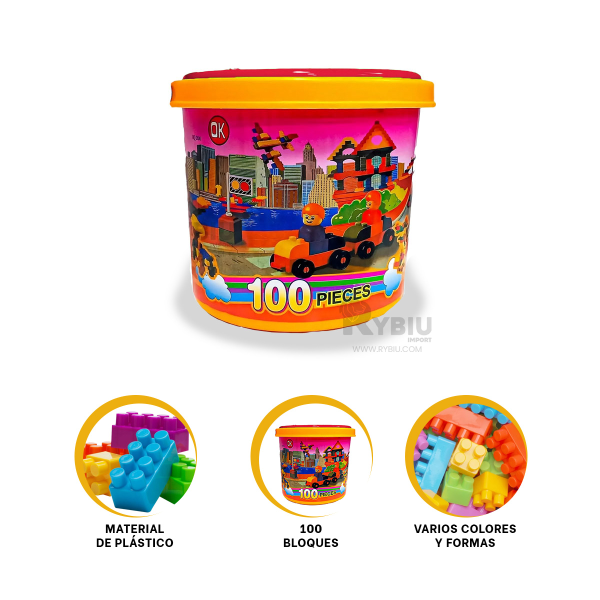 BLOQUES PARA INFANTES EN MULTICOLOR Y+ENVOLTORIO DE REGALO - 3