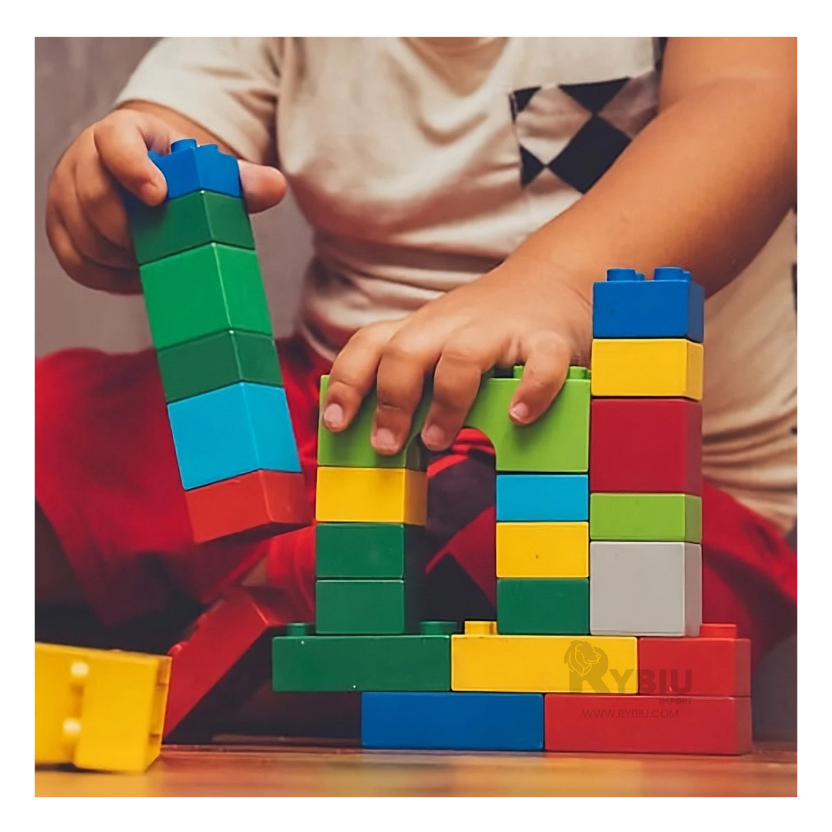 BLOQUES PARA INFANTES EN MULTICOLOR Y+ENVOLTORIO DE REGALO - 4