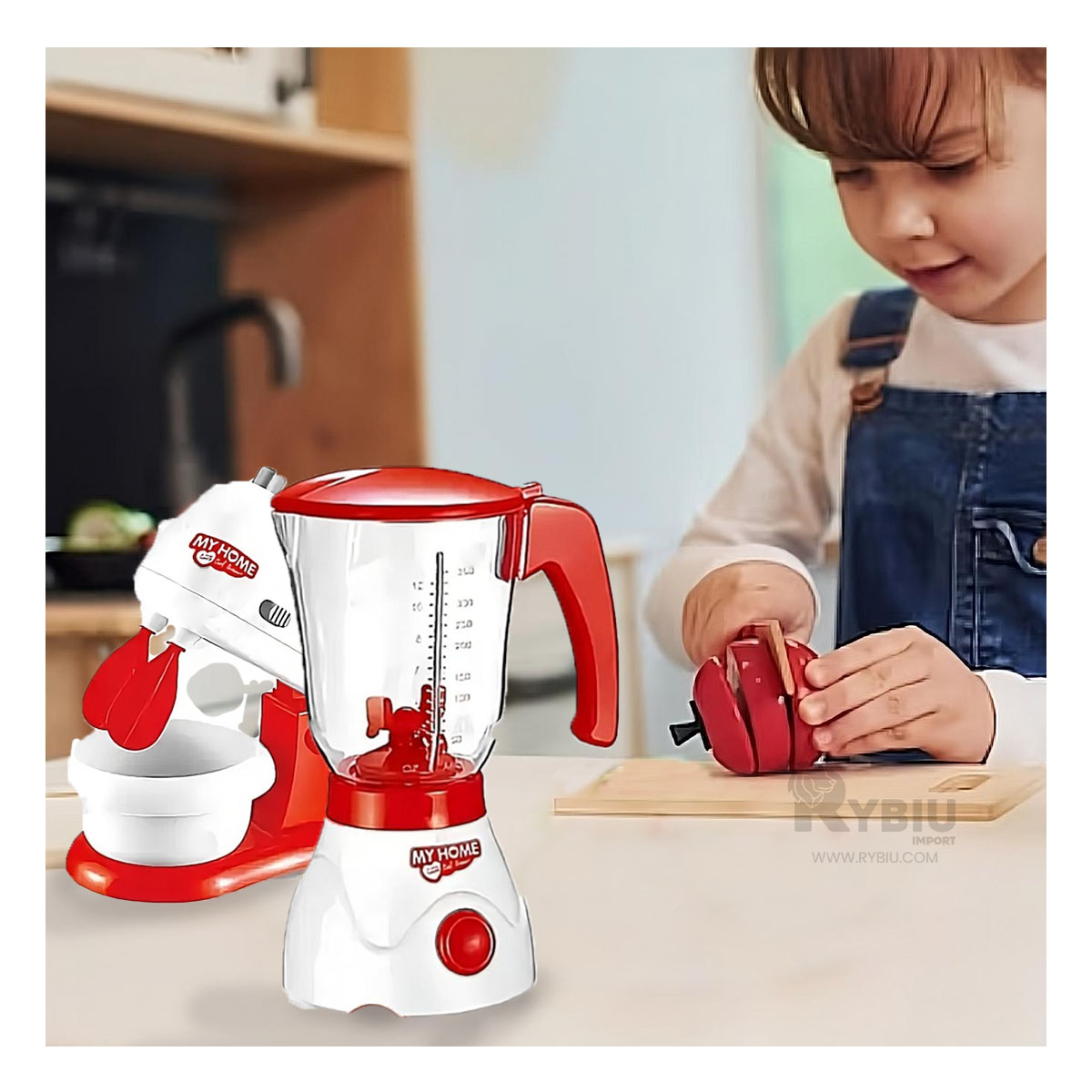 SET DE FACIL USO COCINA PARA NIÑAS ROJO Y+GIFT MINIAGENDA - 4