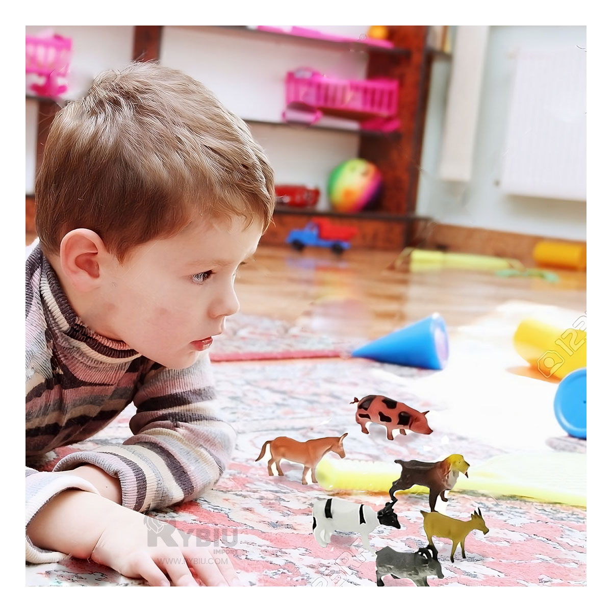 KIT PARA NIÑOS MULTICOLOR Y+REGALO LIGAS PARA PEINAR - 4