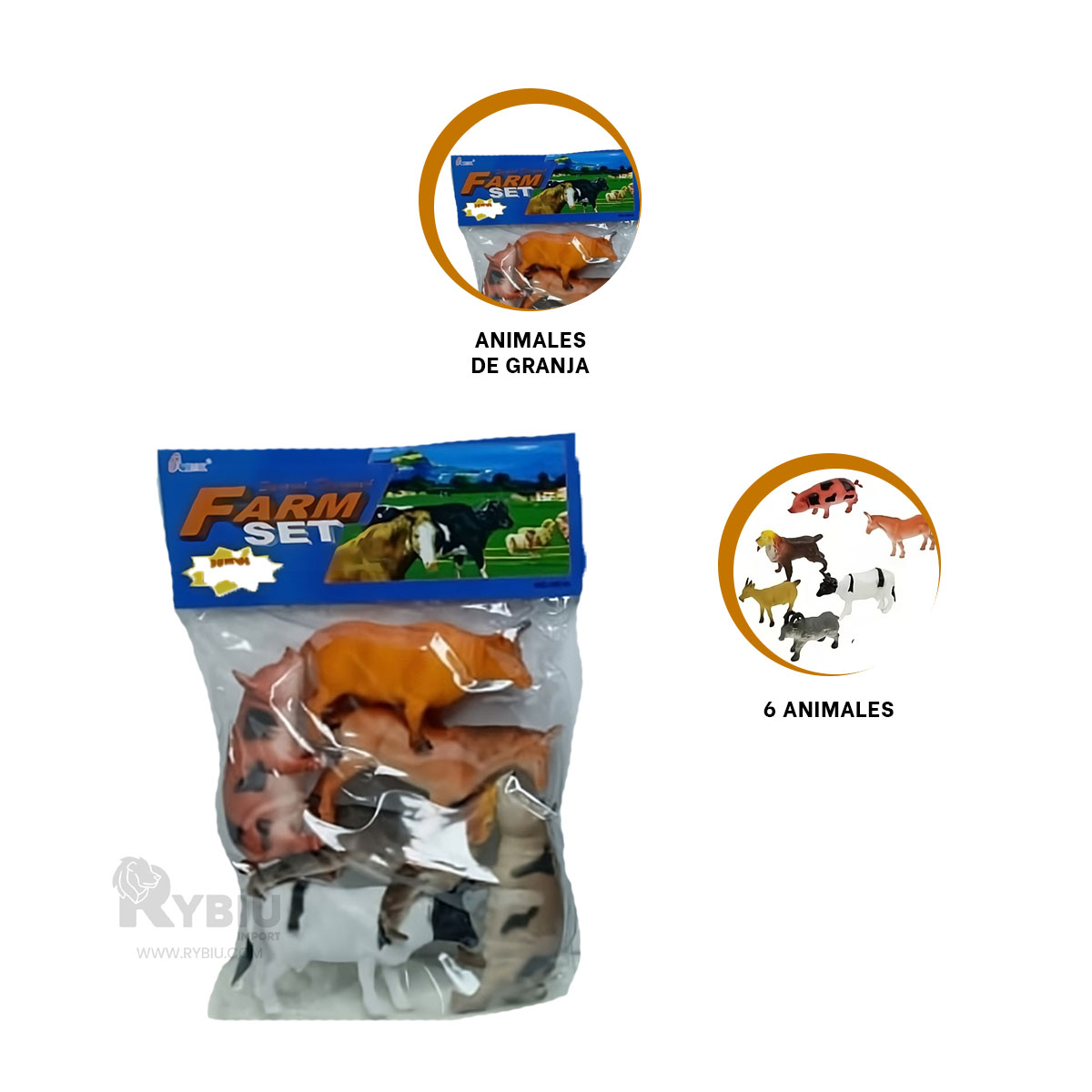 KIT ANIMALITOS DIDACTICOS MULTICOLOR Y+BANDERITAS ADHESIVAS - 1