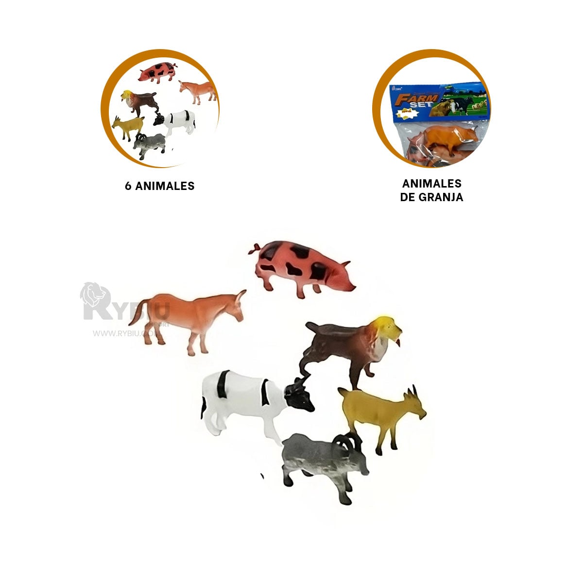 ANIMALES EN BOLSA EN TONO MULTICOLOR Y+REGALO AGENDITA - 1