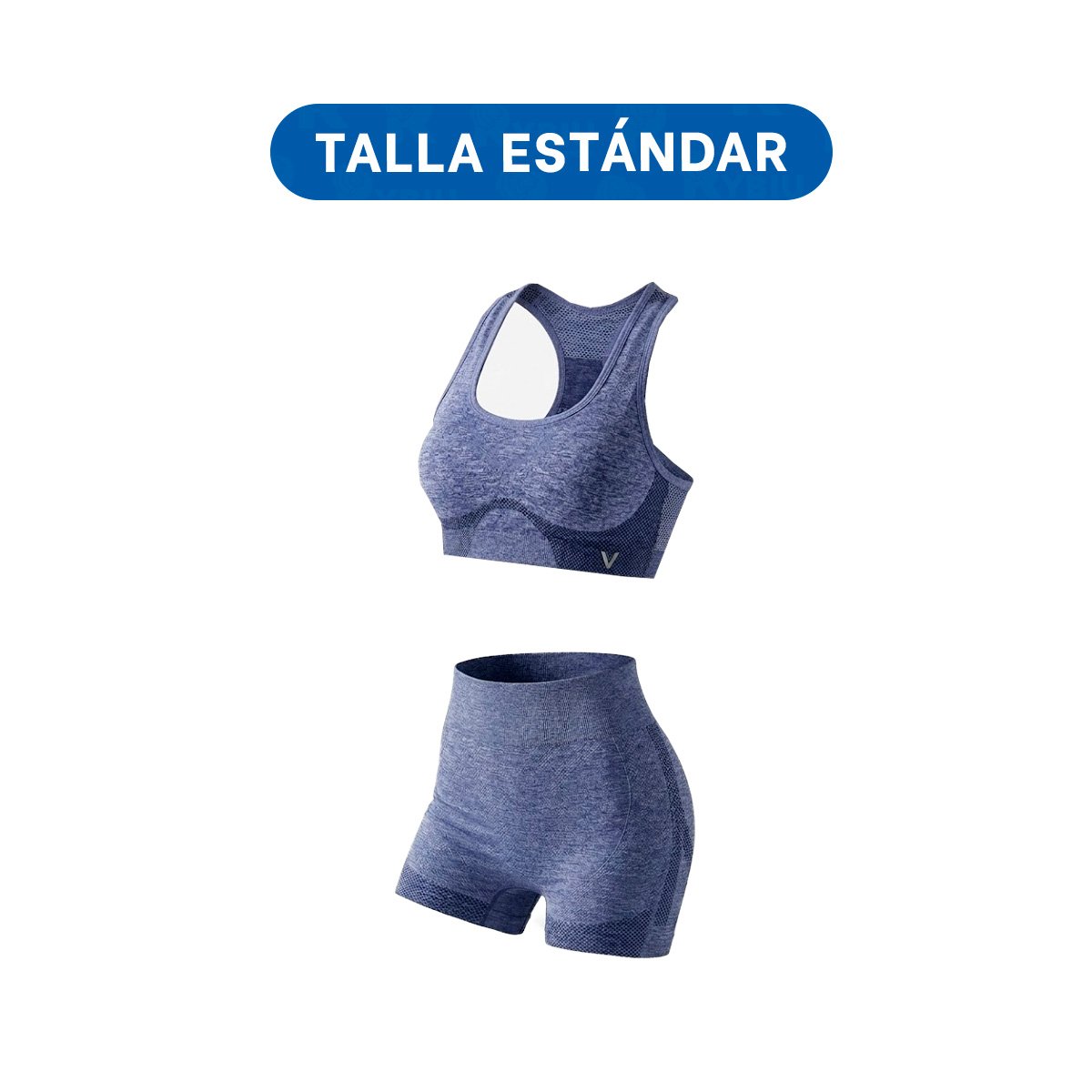 CONJUNTO YOGA MUJER RYBIU DE33249 AZUL MOVIMIENTO - 4