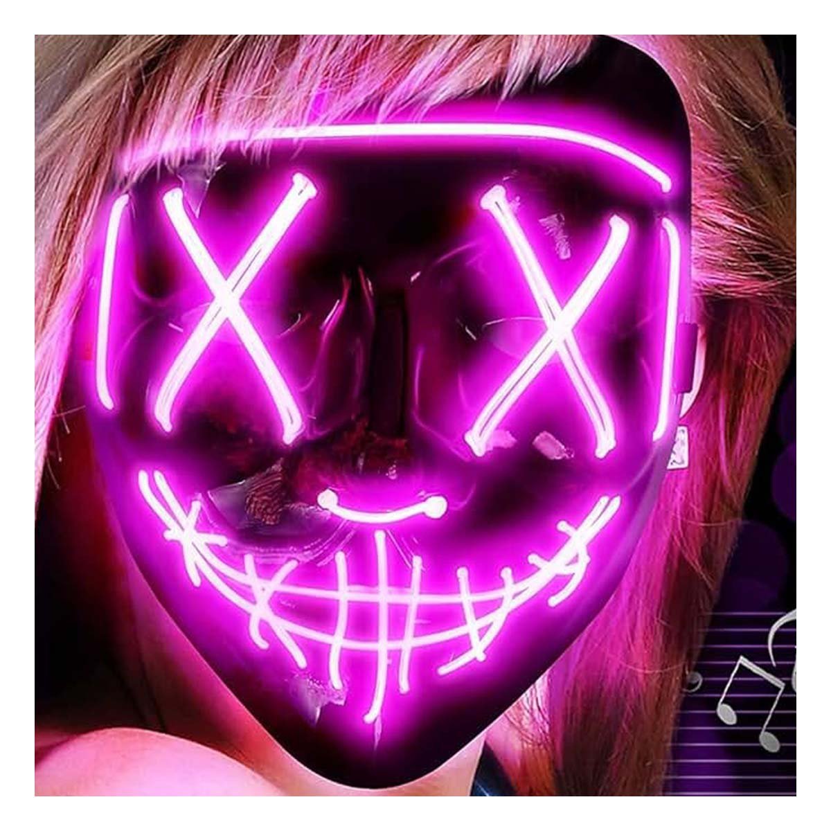 MASCARAS RYBIU FI32672 FUCSIA MASCARA VERSATIL + REGALO STICKERS - 5