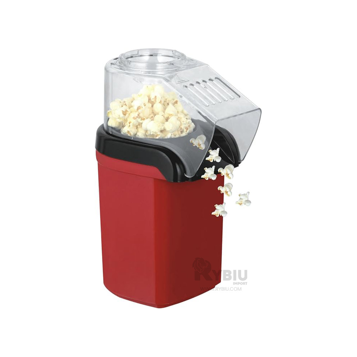 MÁQUINA POPCORN RYBIU EL30697 DIPSOSITIVO IDONES POPCORN ROJO + BANDERITAS ADHESIVAS - 3