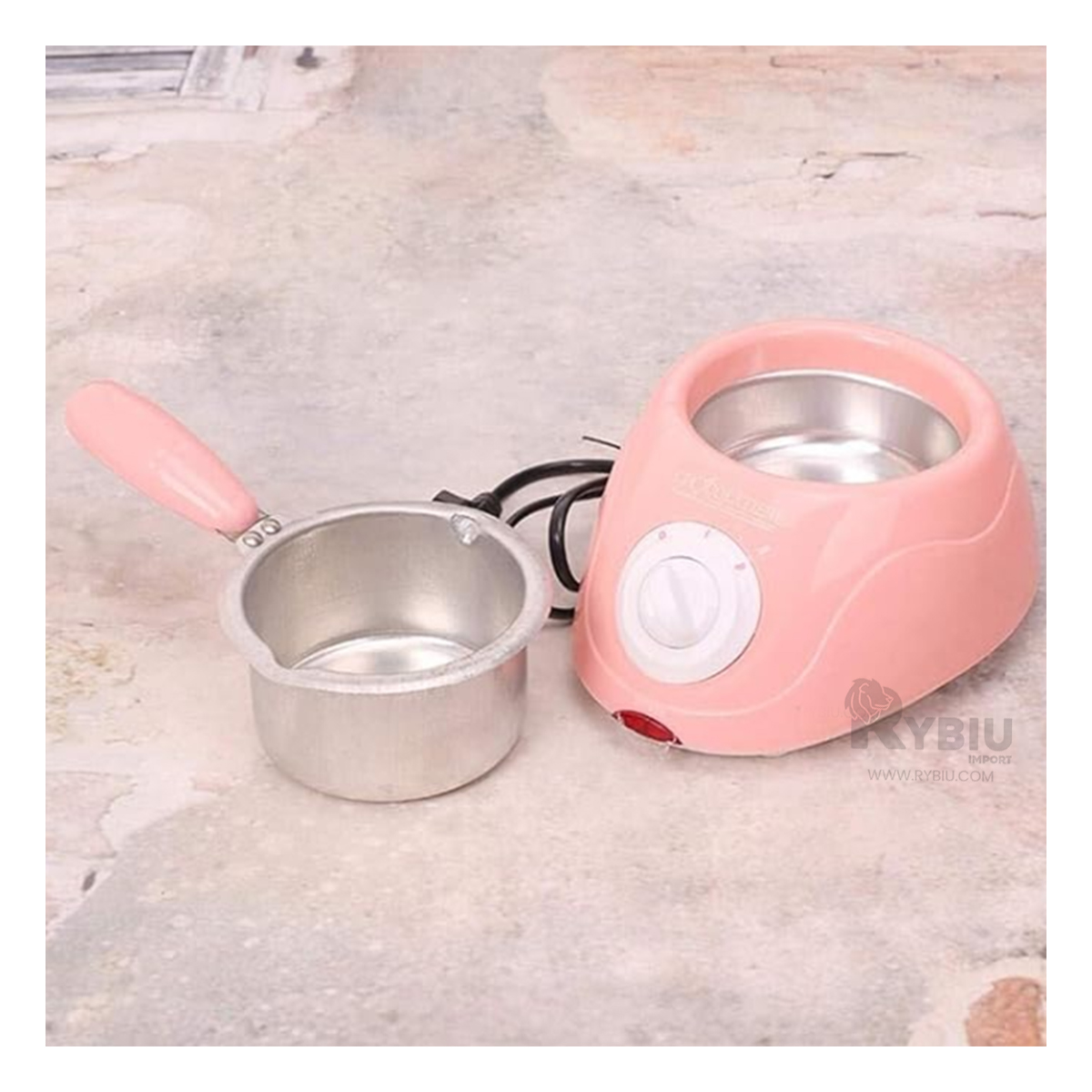 OLLA RYBIU EL30708 CAZUELA CALENTAR EL DULCE COLOR ROSADO + GIFT STICKERS - 2