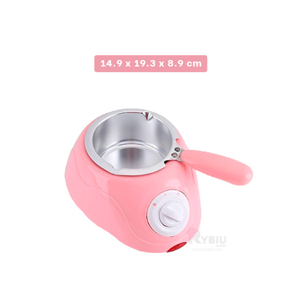 OLLA RYBIU EL30708 CAZUELA CALENTAR EL DULCE COLOR ROSADO + GIFT STICKERS - 5