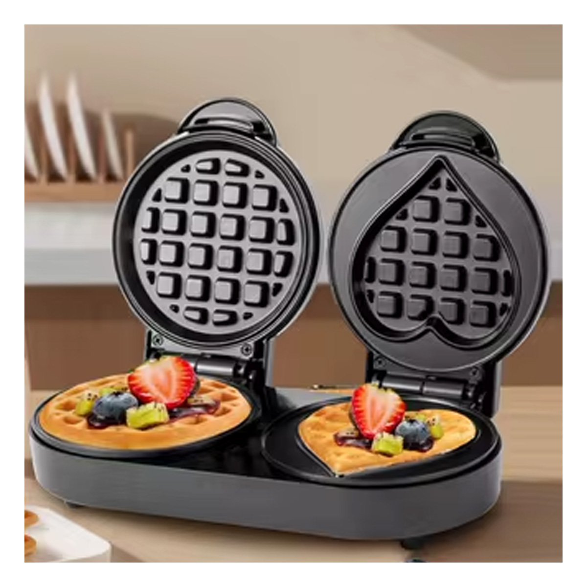 WAFLERA RYBIU R205 MINI PANCAKES NEGRO + PAPEL REGALO - 5
