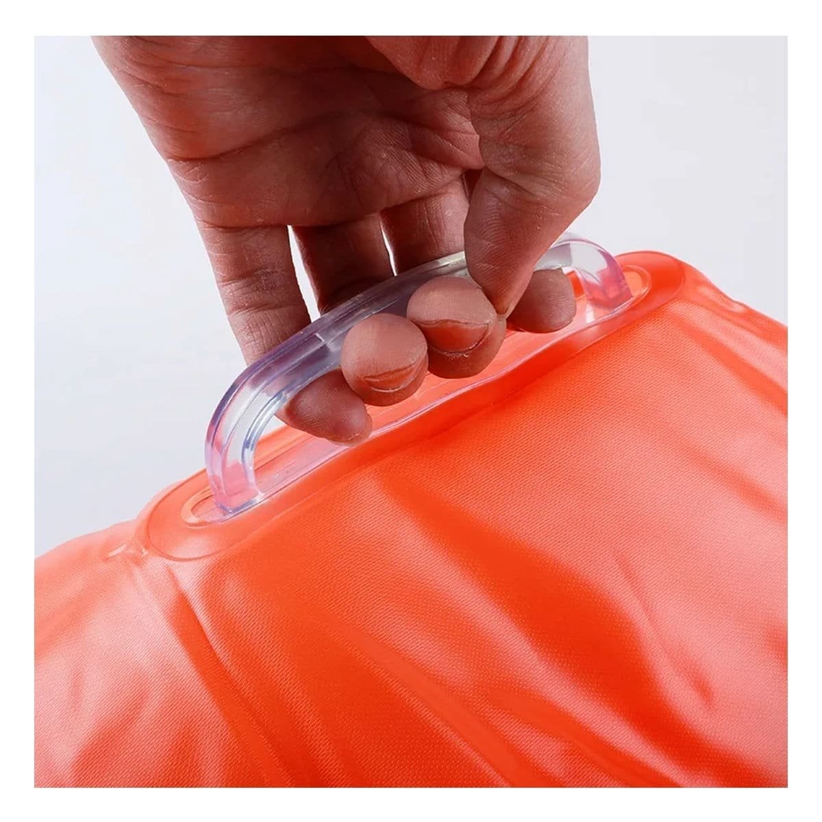 FLOTANTE INFLABLE LIGERO SALVAVIDAS CON MOCHILA ANARANJADO PARA NIÑOS Y+LIGAS REGALO - 2