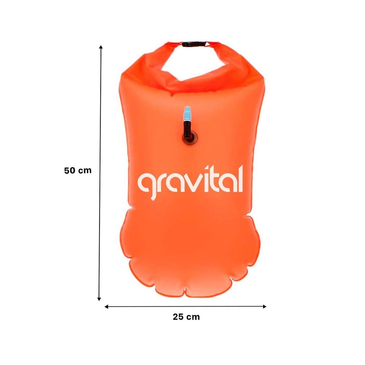 FLOTANTE INFLABLE LIGERO SALVAVIDAS CON MOCHILA ANARANJADO PARA NIÑOS Y+LIGAS REGALO - 4
