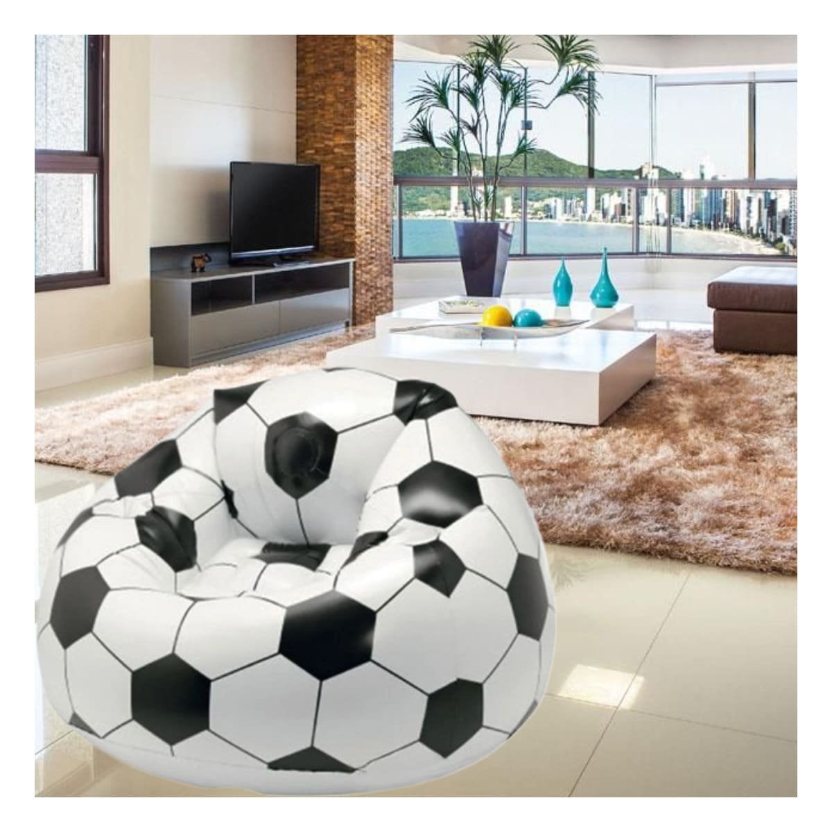 IMPLEMENTO INFLABLE PARA SALA O TERRAZA Y+PAPEL REGALO - 5