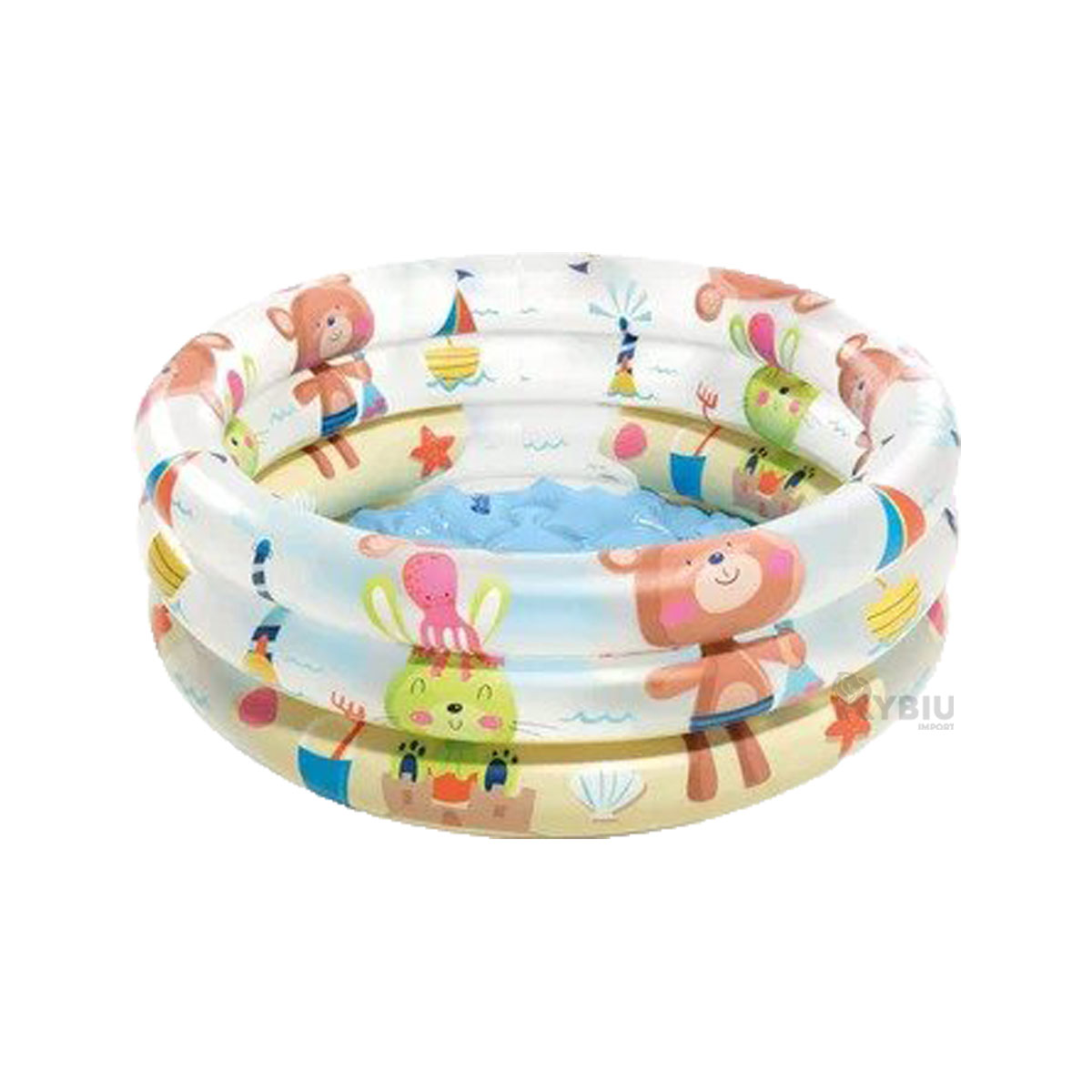 PISCINA SUAVE DISEÑO SUTIL EN CELESTE Y+PAPEL DE REGALO - 2